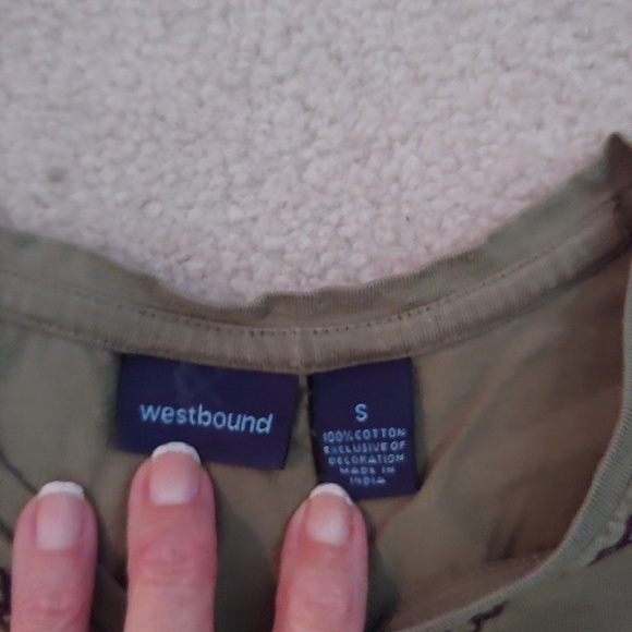 Westbound go to long sleeved cotton T - Picture 4 of 7